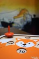 Fox Jeu en Bois pour Enfant Toupie Avec Plateau Collection Jeux Boutique Toupies Magasin Jouets Toupie Shop