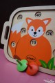 Jeu Fox Plateau avec Toupies en Bois Design Collection Jeux Toupie Shop Magasin Jouet Cadeau Enfant Fille Garçon
