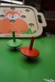 Fox Jeu en Bois pour Enfant Toupie Avec Plateau Jeux de Toupies Boutique Magasin Jouets Bois Toupie-Shop.com