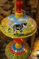 Toupie Jeux de Ferme Avec Animaux Jouet Ancien en Métal Cadeau Enfant Toupie Shop Magasin Jouets Achat Toupie Metal