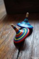 Basic Spinning Top Collection Wooden Toy Handcrafted Creation Made in Europe Greece Toupie Shop Game Store Gift