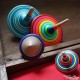 Basic Toupie qui tourne longtemps Jouet en Bois Artisanal Jeu Cadeau Anniversaire Toupie Shop Magasin Jeux Toupies Spinning Tops