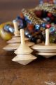 Collection Wooden Spinning Tops Handcrafted Toys Made in France Toupie Shop Game Store Buy Gift Adult