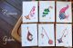 Collection de 6 Cartes Postales Anniversaire Voeux Dessin Aquarelle Toupie Shop Magasin Jouet Cadeau Jeux Achat Toupies en Bois 