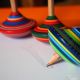 Dessiner Colorier Toupie avec Crayon de Bois Atelier Creatif Jeux Toupie Shop Magasin Jouets Acheter Toupies Enfants Adultes