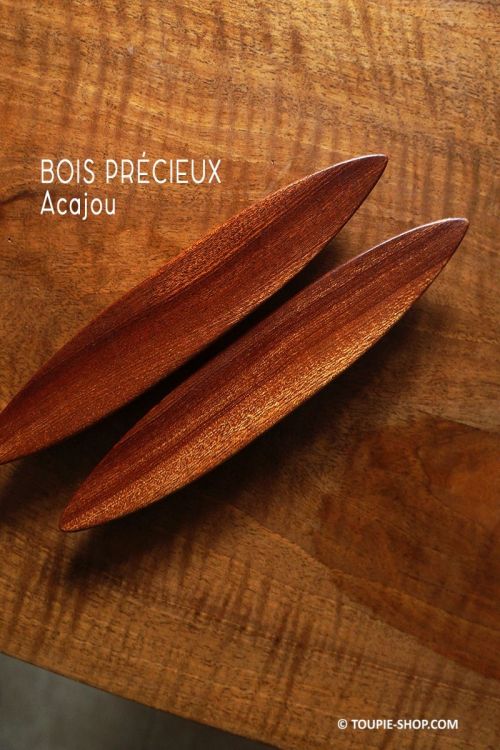 Rattleback Anagyre Toupie en Bois Exotique Acajou Jeux Sciences Artisanat Fabrique en France Collection Jouet Toupie Shop