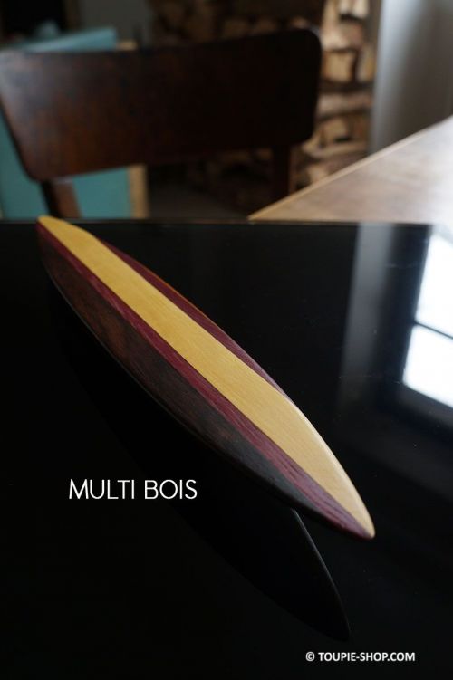 Anagyre Rattleback Toupie en Bois Artisanat fabrique en France sculpture sur bois sciences acheter jeux collection Toupie Shop