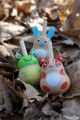 Toupie Grenouille Lapin Chat Jouets en Bois pour Enfants Cadeau Anniversaire Jeux Toupie Shop Magasin Jouet Collection Toupies