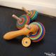 Toupie Ficelle Bouton Jeux en Bois avec Lanceur Jouet Traditionnel Fabrication Artisanale Cadeau Noel Collection Toupie Shop